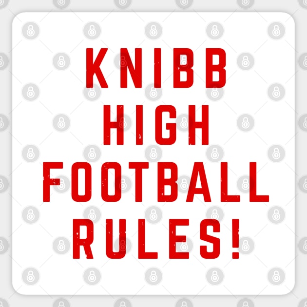 Knibb High Football Rules! Sticker by BodinStreet